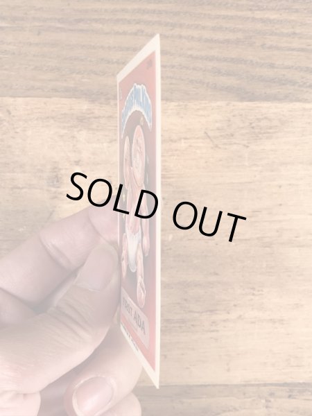 トップス社製のガーベッジペイルキッズの80年代ビンテージステッカーカード