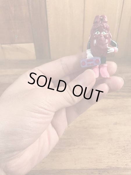 企業キャラクターのカリフォルニアレーズンズの80’sヴィンテージPVCフィギュア