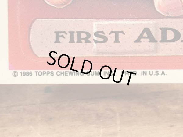 Topps社製のガーベッジペイルキッズの80’sヴィンテージカードシール