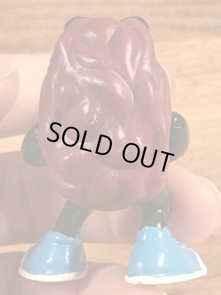 アドバタイジングキャラクターのカリフォルニアレーズンの80年代ビンテージPVCフィギュア