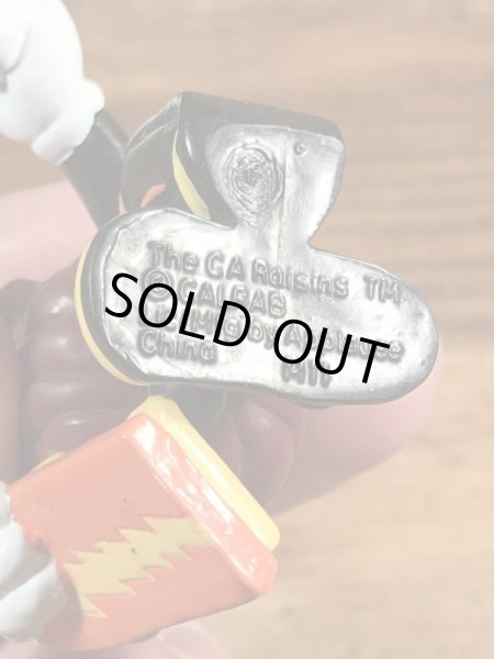 アドバタイジングキャラクターのカリフォルニアレーズンズの90’sヴィンテージPVCフィギュア