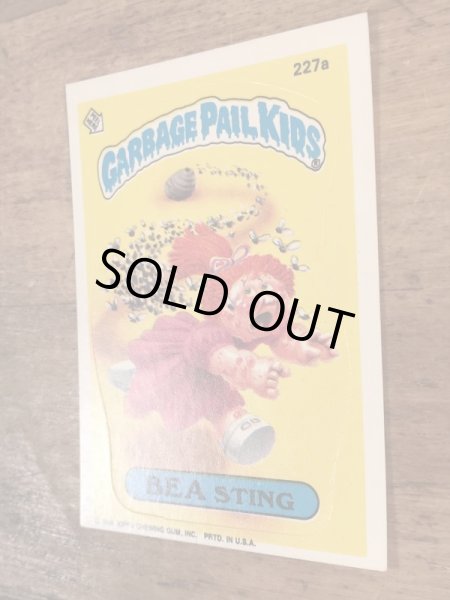 Topps社製のガーベッジペイルキッズの80’sヴィンテージカードシール