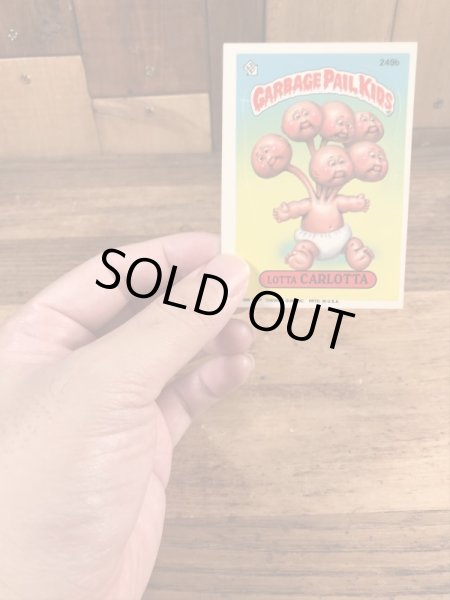 Topps社製のガーベッジペイルキッズの80’sヴィンテージカードシール