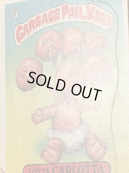 Topps社製のガーベッジペイルキッズの80’sヴィンテージカードシール