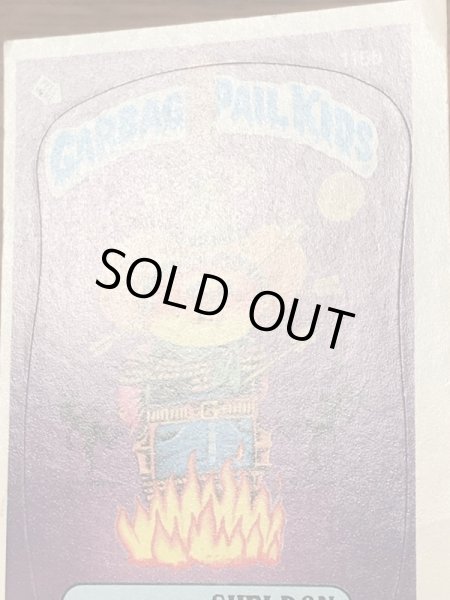 トップス社製のガーベッジペイルキッズの80年代ビンテージステッカーカード