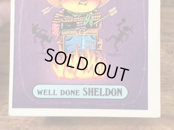 Topps社製のガーベッジペイルキッズの80’sヴィンテージカードシール