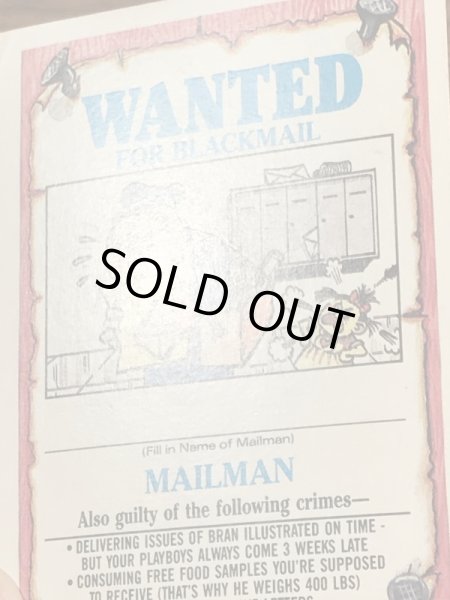 トップス社製のガーベッジペイルキッズの80年代ビンテージステッカーカード