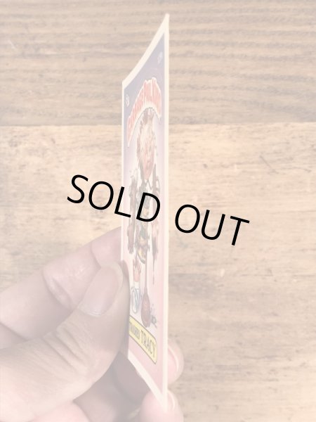 トップス社製のガーベッジペイルキッズの80年代ビンテージステッカーカード