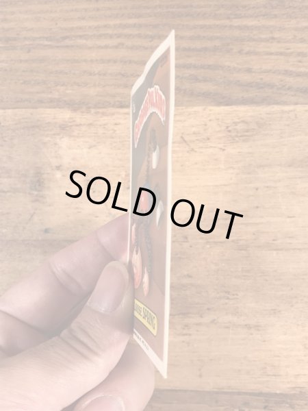 トップス社製のガーベッジペイルキッズの80年代ビンテージステッカーカード