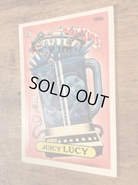 Topps社製のガーベッジペイルキッズの80’sヴィンテージカードシール