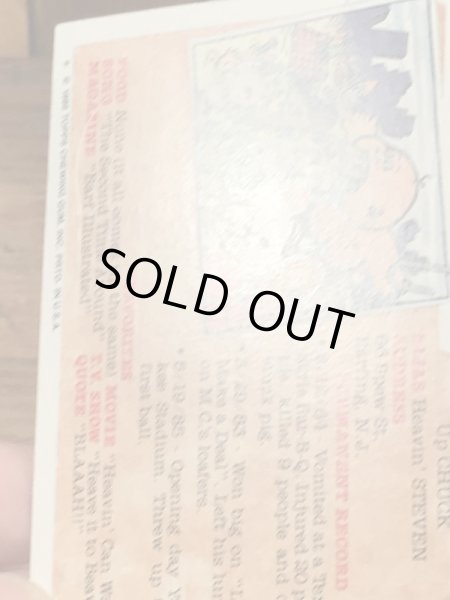 Topps社製のガーベッジペイルキッズの80’sヴィンテージカードシール