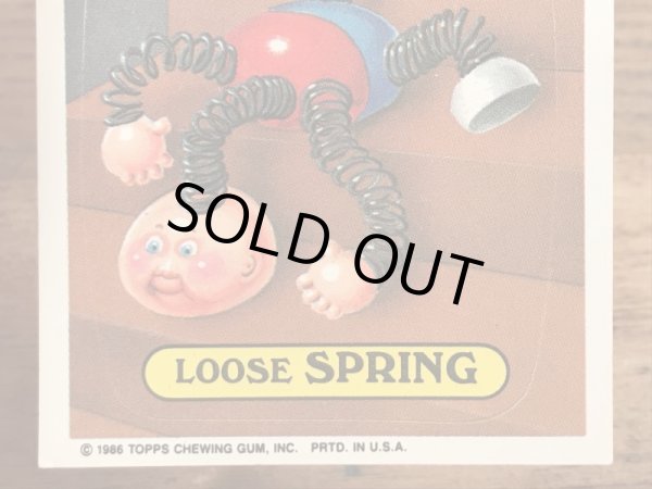 Topps社製のガーベッジペイルキッズの80’sヴィンテージカードシール