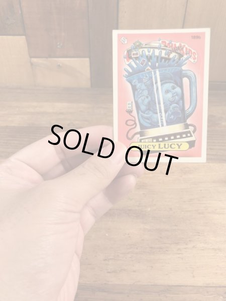 Topps社製のガーベッジペイルキッズの80’sヴィンテージカードシール