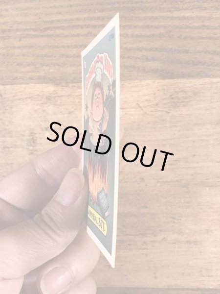 トップス社製のガーベッジペイルキッズの80年代ビンテージステッカーカード