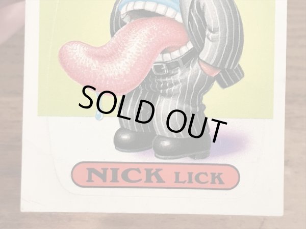 Topps社製のガーベッジペイルキッズの80’sヴィンテージカードシール