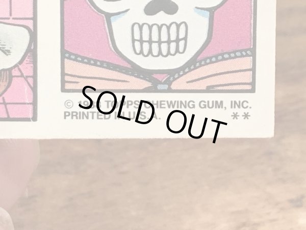 Topps社製のガーベッジペイルキッズの80’sヴィンテージカードシール