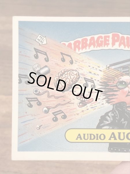 トップス社製のガーベッジペイルキッズの80年代ビンテージステッカーカード