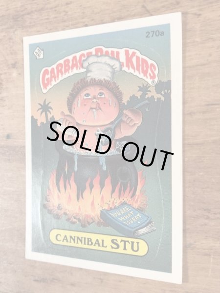 Topps社製のガーベッジペイルキッズの80’sヴィンテージカードシール