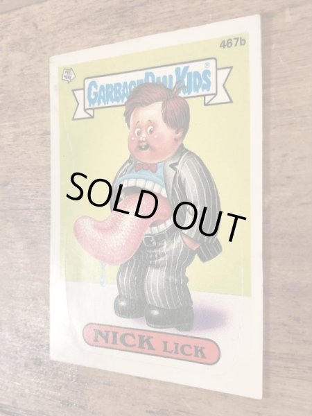 Topps社製のガーベッジペイルキッズの80’sヴィンテージカードシール