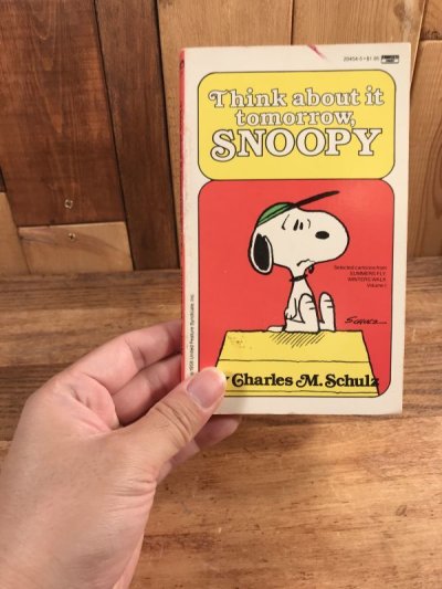 画像3: Snoopy Peanuts Gang “Think About It Tomorrow,Snoopy” Comic Book　スヌーピー　ビンテージ　コミックブック　漫画本　80年代