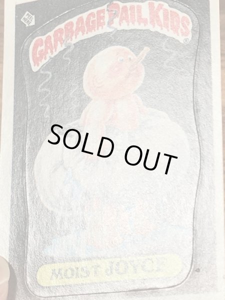 トップス社製のガーベッジペイルキッズの80年代ビンテージステッカーカード