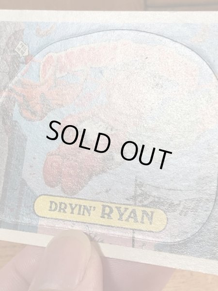 トップス社製のガーベッジペイルキッズの80年代ビンテージステッカーカード