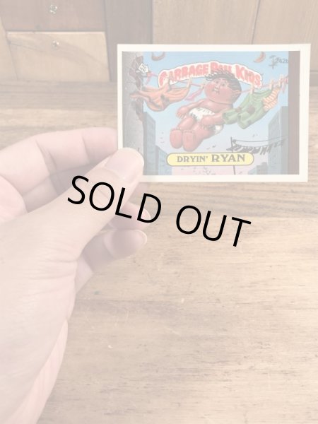 Topps社製のガーベッジペイルキッズの80’sヴィンテージカードシール