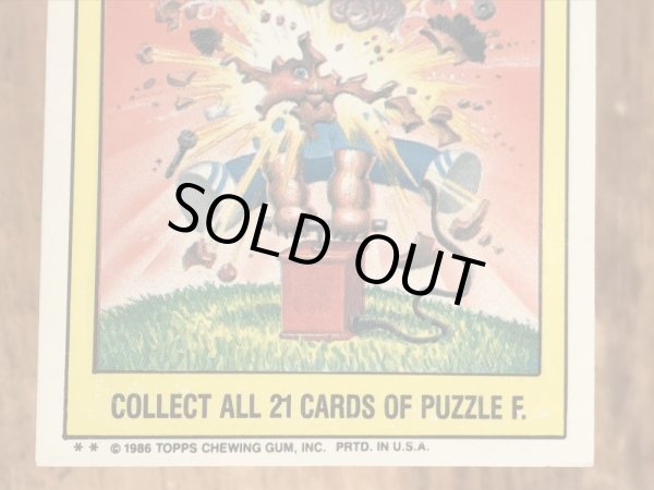 Topps社製のガーベッジペイルキッズの80’sヴィンテージカードシール