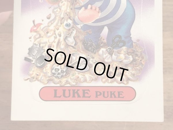 Topps社製のガーベッジペイルキッズの80’sヴィンテージカードシール