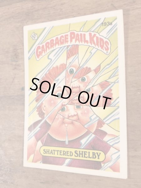 Topps社製のガーベッジペイルキッズの80’sヴィンテージカードシール