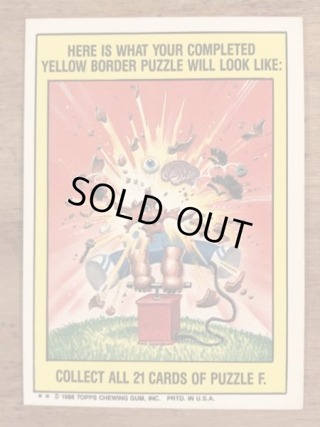 Topps社製のガーベッジペイルキッズの80’sヴィンテージカードシール