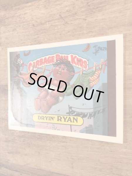 Topps社製のガーベッジペイルキッズの80’sヴィンテージカードシール