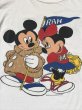ミッキーとミニーマウスの古着の80’sヴィンテージティーシャツ