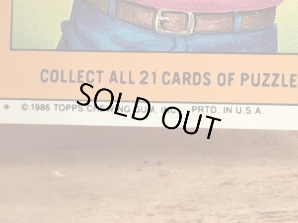 Topps社製のガーベッジペイルキッズの80’sヴィンテージカードシール