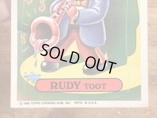 Topps社製のガーベッジペイルキッズの80’sヴィンテージカードシール