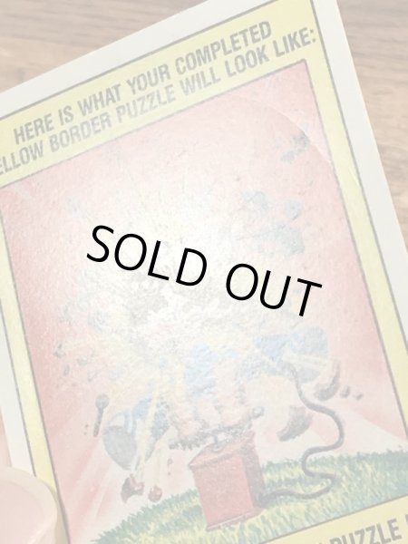 Topps社製のガーベッジペイルキッズの80’sヴィンテージカードシール