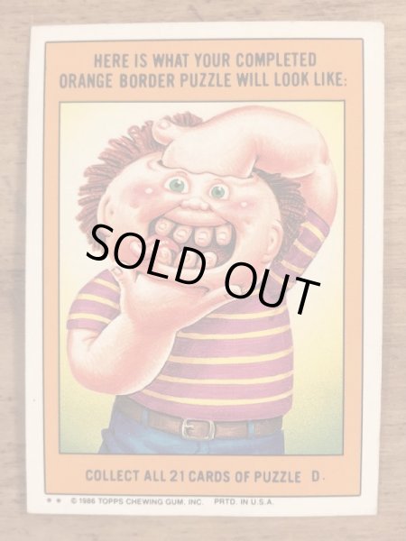 Topps社製のガーベッジペイルキッズの80’sヴィンテージカードシール