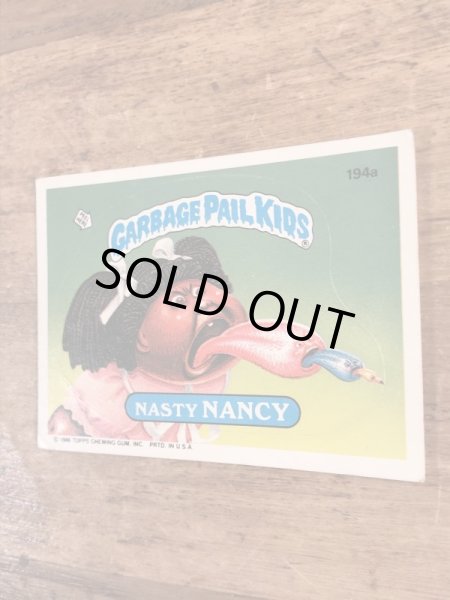 Topps社製のガーベッジペイルキッズの80’sヴィンテージカードシール