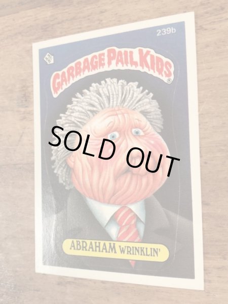 Topps社製のガーベッジペイルキッズの80’sヴィンテージカードシール