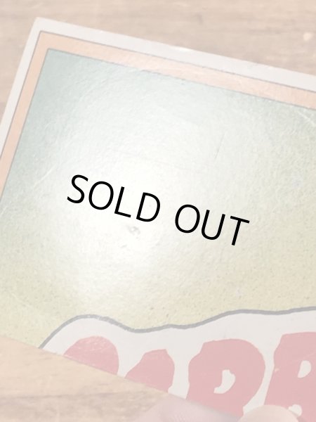 トップス社製のガーベッジペイルキッズの80年代ビンテージステッカーカード