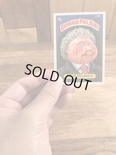 Topps社製のガーベッジペイルキッズの80’sヴィンテージカードシール