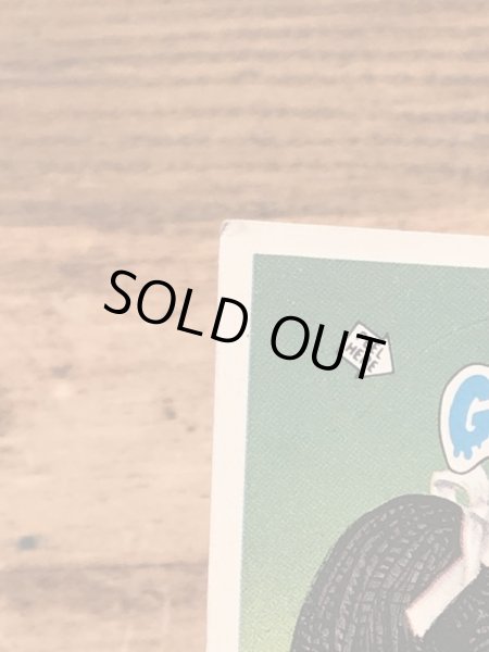 トップス社製のガーベッジペイルキッズの80年代ビンテージステッカーカード