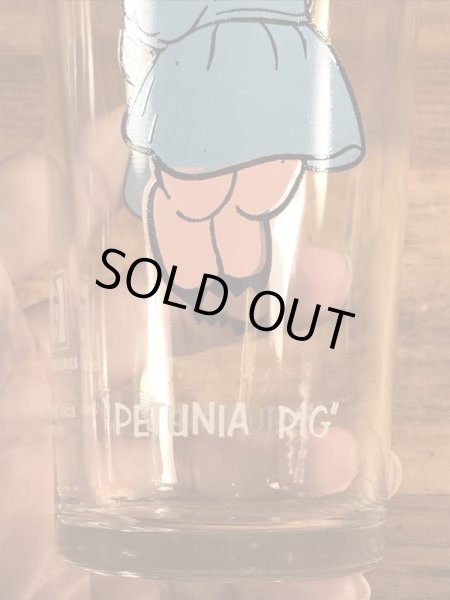 ペプシコーラのノベルティのペチュニアピッグの70’sヴィンテージグラス