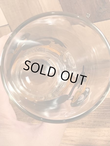 ルーニーテューンズのダフィーダックの70年代ビンテージガラスコップ