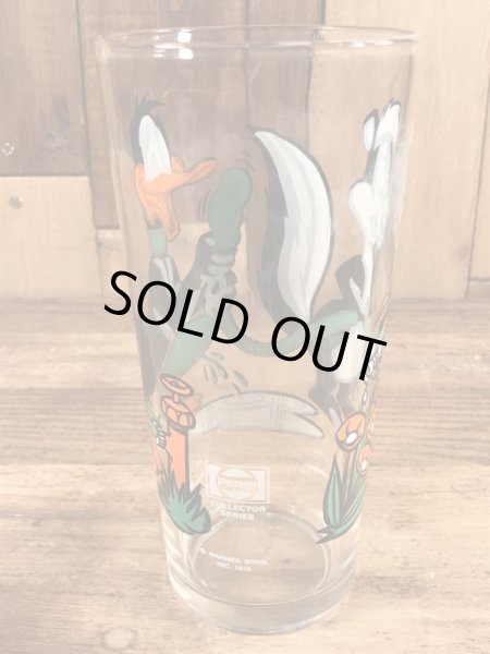 ペプシコーラのノベルティのペペルピューとダフィーダックの70’sヴィンテージグラス