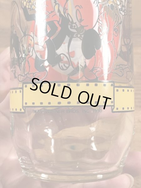 ワーナーブラザーズのルーニーテューンズの90’sヴィンテージグラス