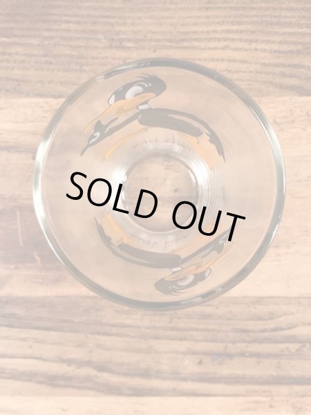 ルーニーテューンズのダフィーダックの70年代ビンテージガラスコップ