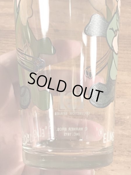 ペプシコーラのノベルティのエルマーフッドの70’sヴィンテージグラス