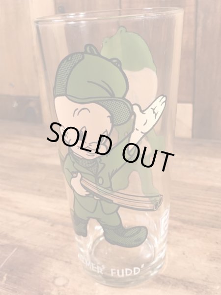 ペプシコーラのノベルティのエルマーフッドの70’sヴィンテージグラス