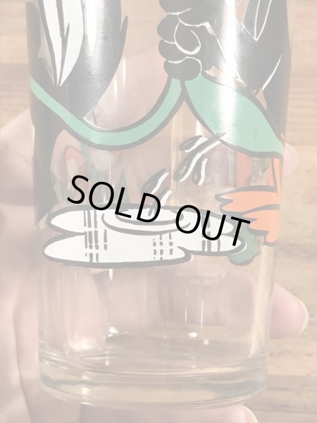 ペプシコーラのノベルティのペペルピューとダフィーダックの70’sヴィンテージグラス